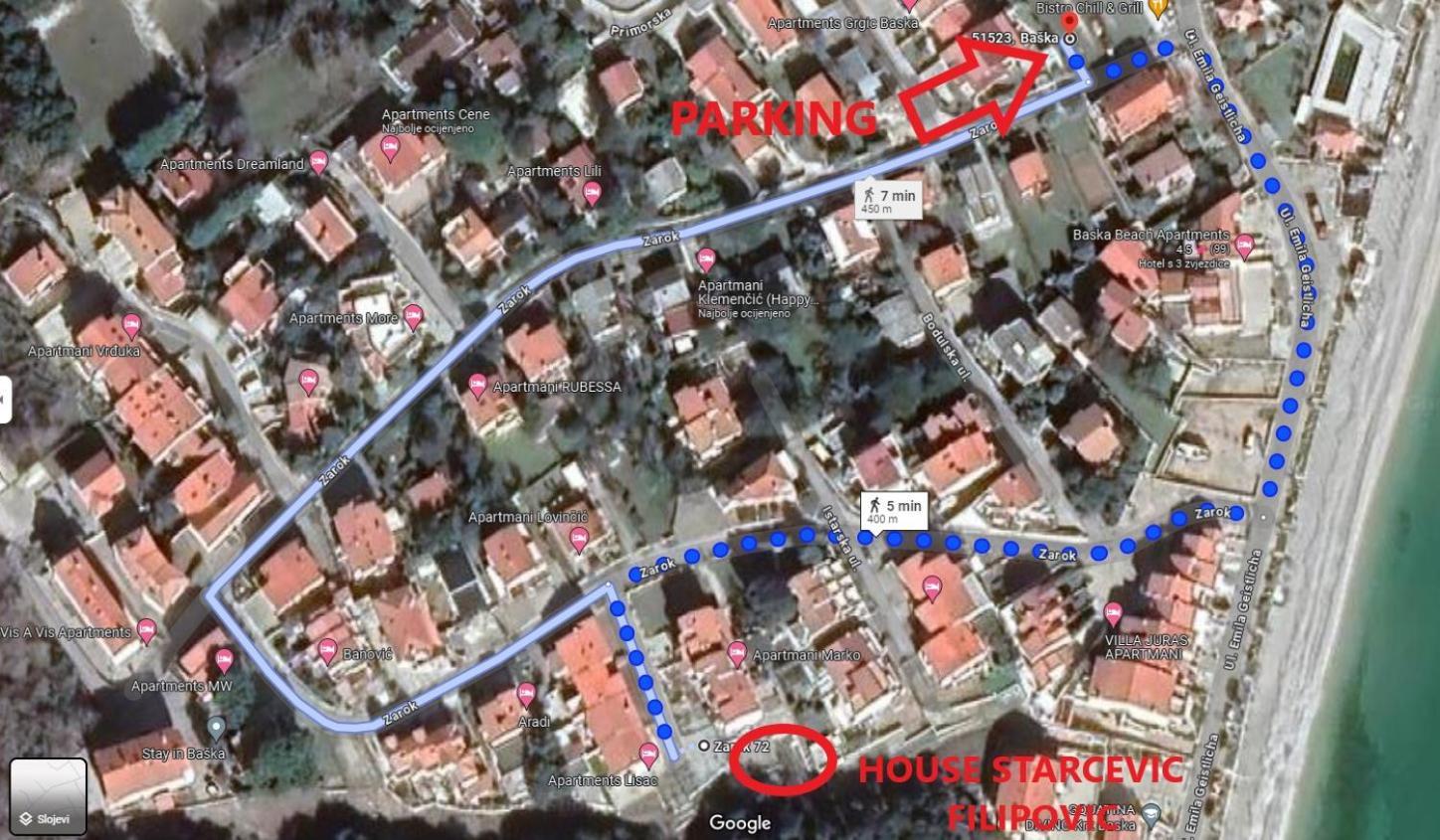Apartment Starcevic Filipovic Башка Екстер'єр фото